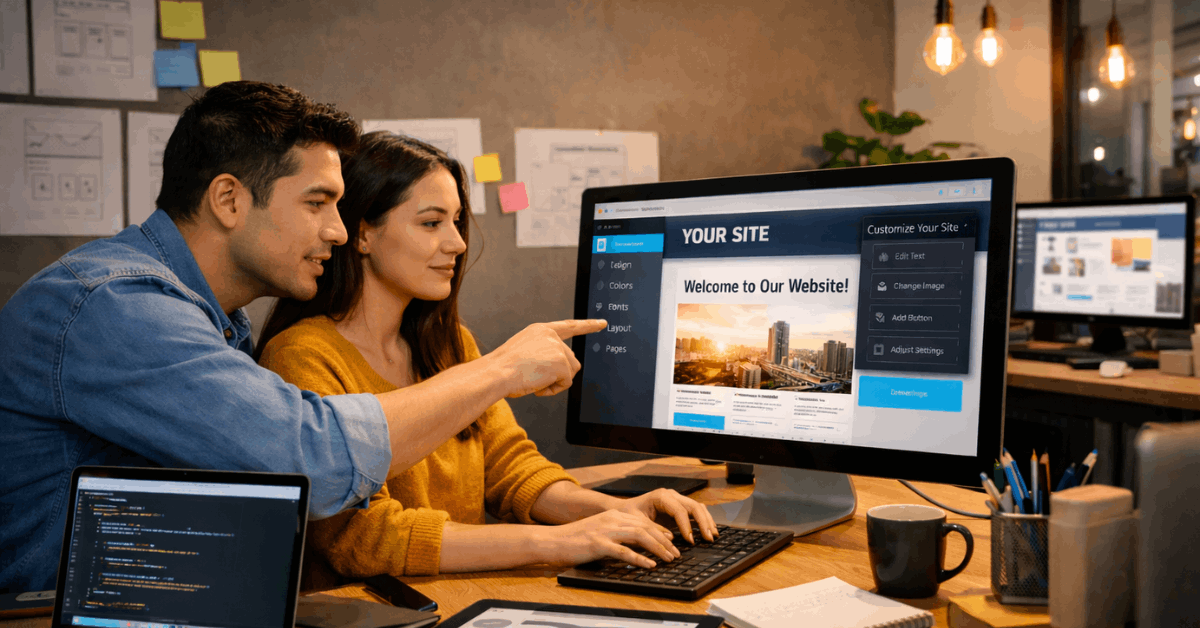 How to Customize a Website Builder Template