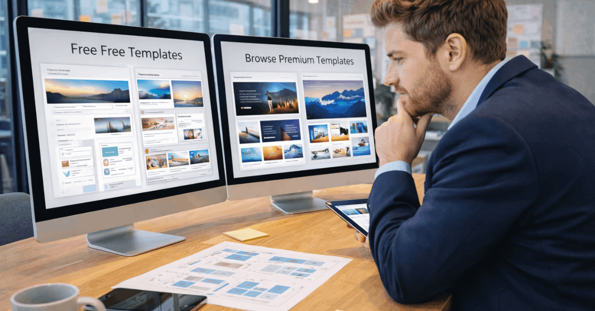 Free vs Paid Website Templates Explained