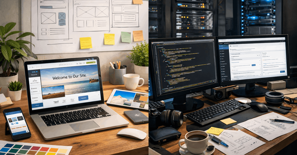 Website Builders vs CMS Platforms Explained